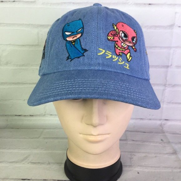 DC Super Friends Justice League Embroidered Hat - Picture 1 of 7